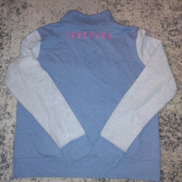 Victoria Secret PINK 3/4 zip sweatshirt - Picture 2 of 6